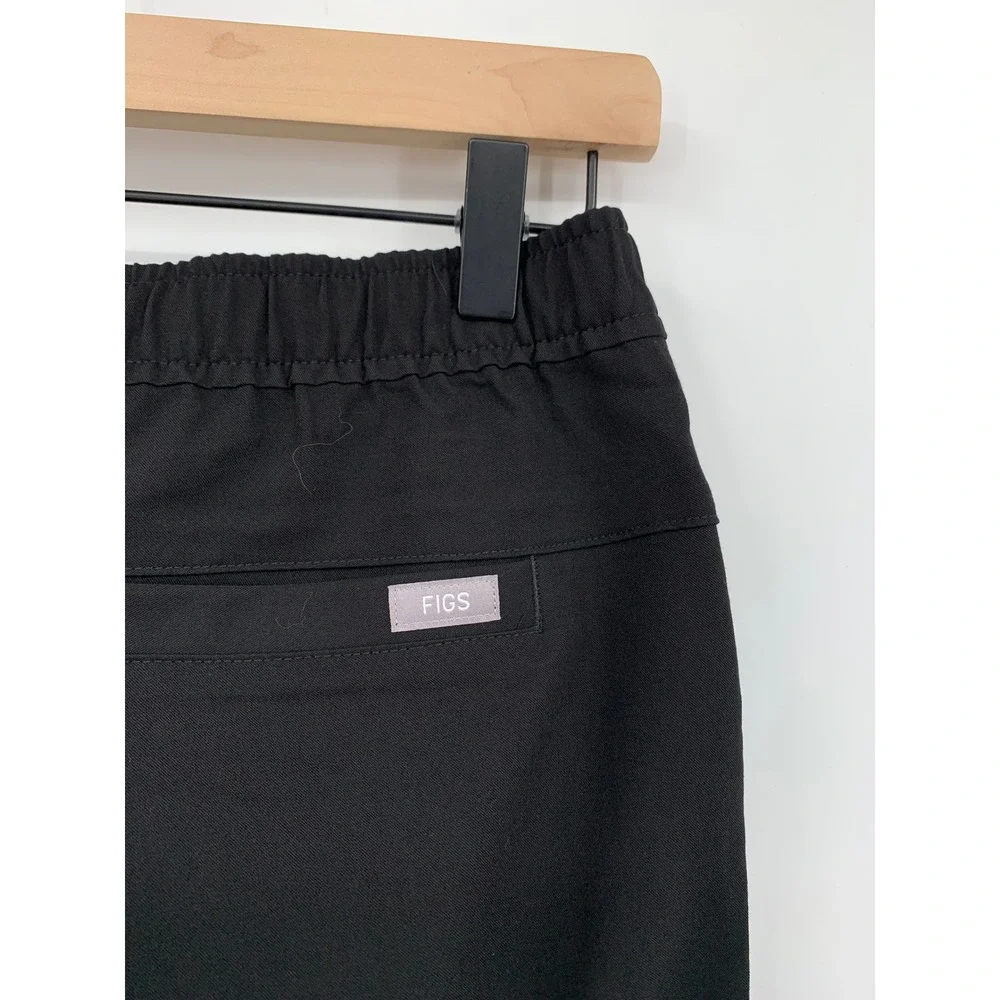FIGS Scrub Pants Mens Small Tall Black Tansen Jogger Medical 31
